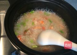 鲜虾芦笋粥的做法图解3