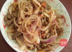 牛肉炒洋葱的做法图解5