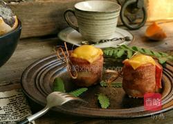 芝士香芋培根卷的做法图解1