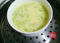 花甲西兰花蒸蛋的做法图解7