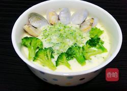 花甲西兰花蒸蛋的做法图解8