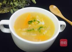 双色萝卜丝虾皮汤的做法图解11