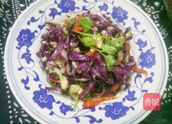 凉拌紫甘兰的做法图解4