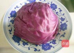 凉拌紫甘兰的做法图解1