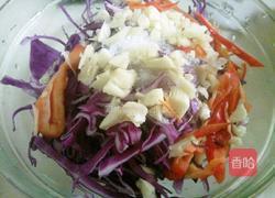 凉拌紫甘兰的做法图解2