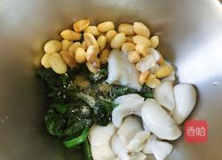 绿蔬墨鱼仔的做法图解4