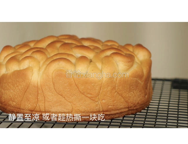 静置至凉 或者趁热撕一块吃