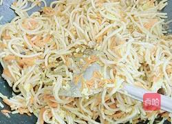 胡萝卜豆芽炒面的做法图解7