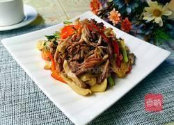 炒野生刷把菌的做法图解11