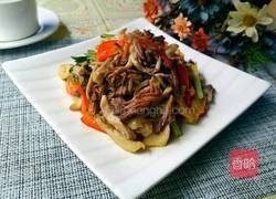炒野生刷把菌的做法图解1