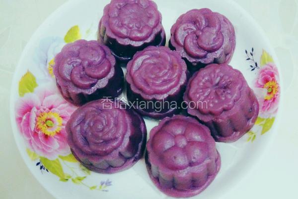 紫薯糯米糖糕