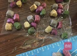 彩虹蛋黄酥的做法图解4