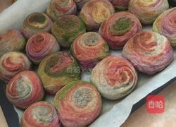 彩虹蛋黄酥的做法图解19