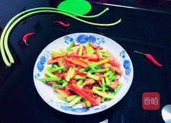 蒜台肉丝的做法图解10