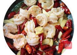 辣炒虾仁的做法图解4