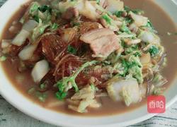 五花肉炖白菜粉条的做法图解5