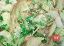 五花肉炖白菜粉条的做法图解4