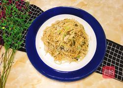 雪菜肉丝炒面的做法图解10