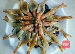 蒜茸开边虾的做法图解22