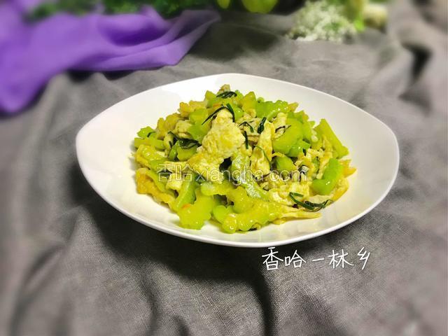 苦瓜炒鸡蛋