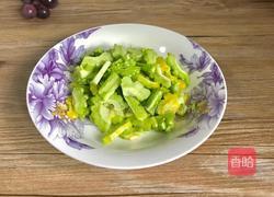 苦瓜炒鸡蛋的做法图解2