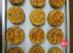 蛋黄豆沙月的做法图解4