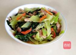 青笋炒肉片的做法图解3