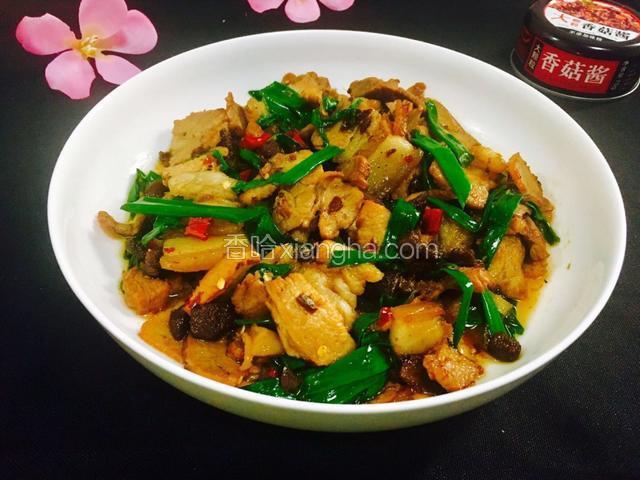 香菇酱炒五花肉