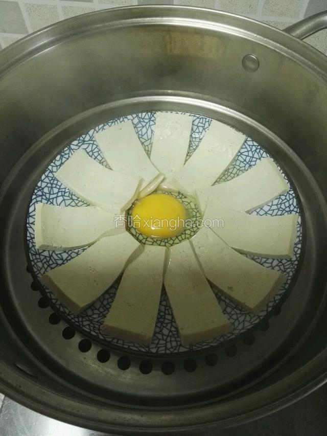 蒸锅水开放豆腐蒸