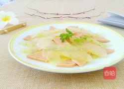 冬瓜炒火腿片的做法图解12