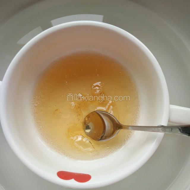 搅拌至融化