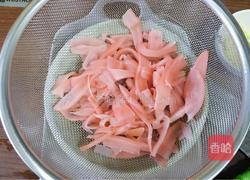 泡菜萝卜炒猪心的做法图解3