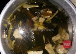 海带老鸭汤的做法图解3
