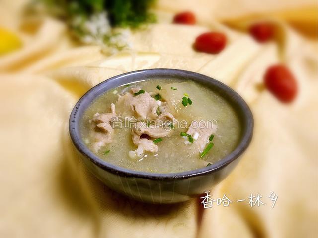 冬瓜肉片汤