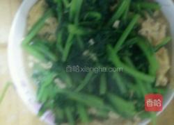 茼蒿炒鸡蛋的做法图解4