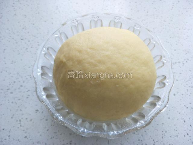 和好后有点硬，静置15分钟开始制作。