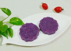 紫薯豆沙月饼