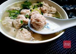 氽清汤肉丸的做法图解12