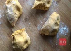 小刺猬、小兔子南瓜核桃芝麻馒头的做法图解8