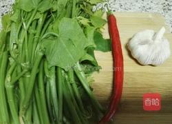 凉拌南瓜藤的做法图解2