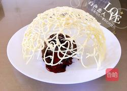 白色恋人(巧克力熔岩珍珠球)的做法图解10