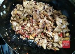 爆炒泡椒羊肝的做法图解8