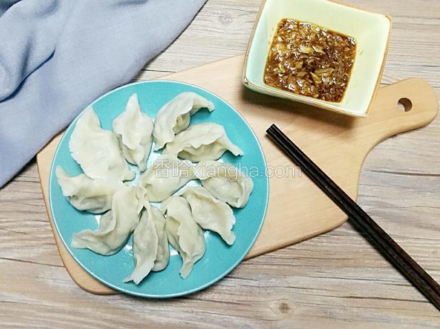 一道美味的饺子就做好了！