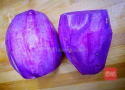 双色薯花糕的做法图解1