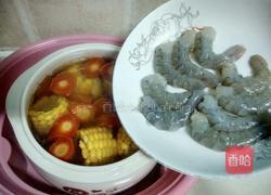 虾仁玉米滋养汤的做法图解9