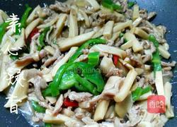 蚝油杏鲍菇炒肉的做法图解6