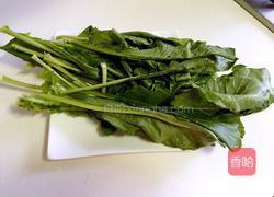 凉拌萝卜缨的做法图解1