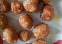 胡萝卜肉馅丸子