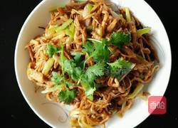 香葱炒鸡丝的做法图解6
