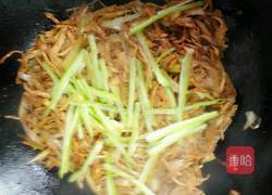 香葱炒鸡丝的做法图解5